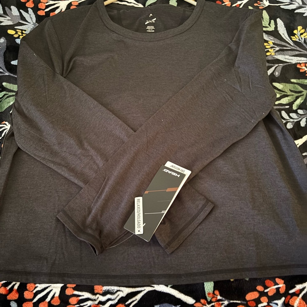 Head Ladies black long sleeve top